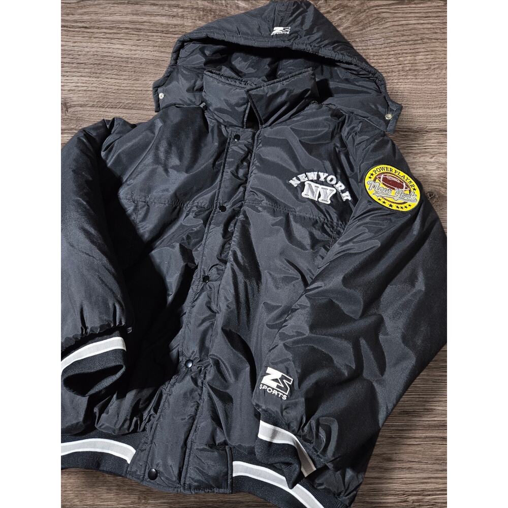 New York 1990s DEADSTOCK Bomber Jacket Vintage Zam ZZ Sports Football NFL 2XL - Picture 11 of 16